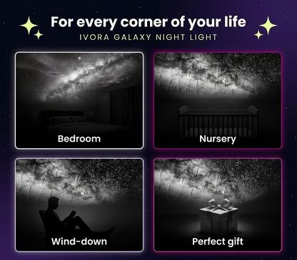 Ivora Galaxy Projector Night Light
