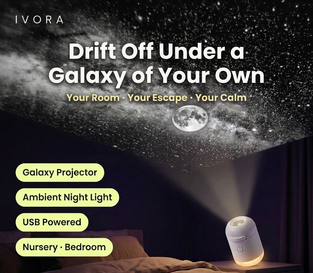 Ivora Galaxy Projector Night Light