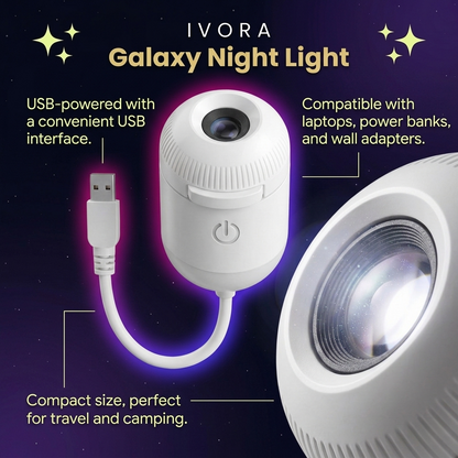 Ivora Galaxy Projector Night Light