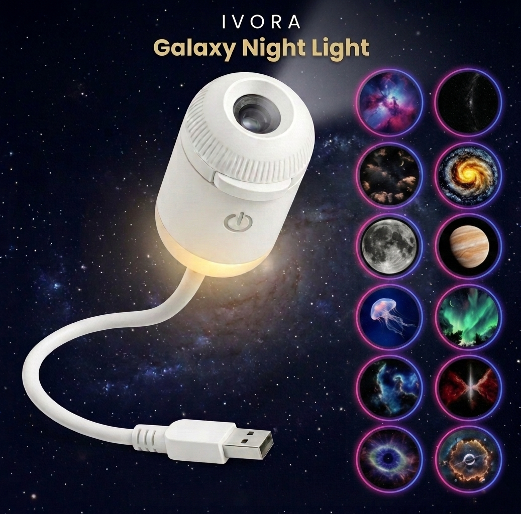 Ivora Galaxy Projector Night Light